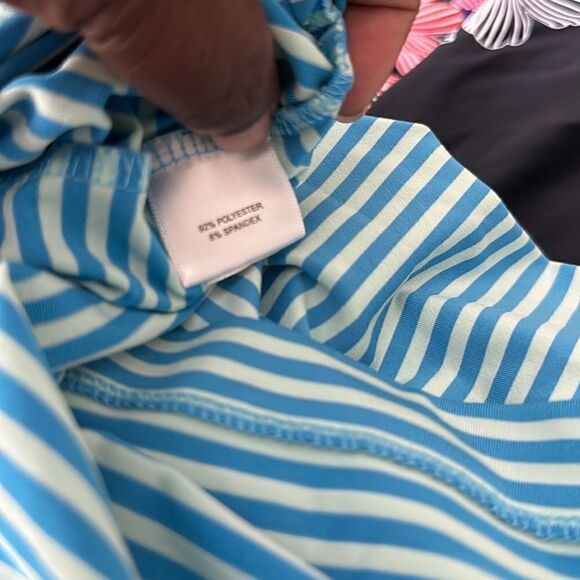 Peter Millar 2 Tone Men’s Striped Golf Polo L - Picture 6 of 6
